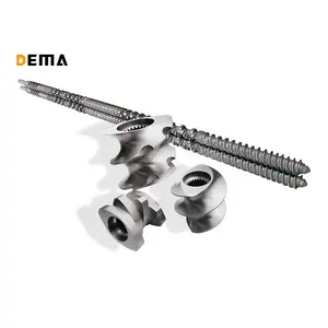 On Sale Parallel Twin Screw Elements And Barrel For PVC Extruder