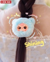 Lot de 3 attaches à cheveux en peluche pour bébé, série mignonne, boîte surprise, accessoires pour cheveux, cadeau adorable pour filles