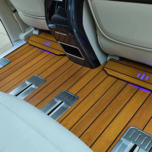 Set Tappetini di Lusso Personalizzati 2025 per Interni, Pavimento Auto in Legno Impermeabile per Auto <span class=keywords><strong>VIP</strong></span> e Veicoli Aziendali - Product Image 1