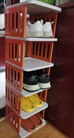 Étagère à chaussures en plastique pour entrée de maison, multi-niveaux, design simple, nouvelle collection 2024, best-seller, luxe, gain de place, étroite, pour dortoir