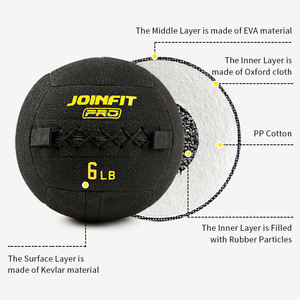 Joinfit <span class=keywords><strong>PRO</strong></span> Home Gym Fitness 25cm Diamètre PVC 1000D Tissu Slam Wall Ball Plusieurs Poids pour Haltérophilie Plyometrics Cross - Product Image 5