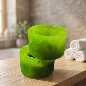 Anillos de Servilleta Hexagonales de Resina Negra, Hechos a Mano, Decoración de Mesa Geométrica Moderna para una Cena Elegante |   Artesanías de Resina Premium - Product Image 1