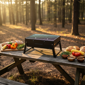 <strong>Instant</strong> <strong>BBQ</strong> Grill Disposable Grill Charcoal <strong>BBQ</strong> for Garden Camping - Product Image 3