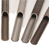 Tubo de Aleta de Cobre Metálico para Condensador de Aire Acondicionado Automotriz, Tubo de Aleta de 1/2* para Condensador de Aire Acondicionado, para Refrigeración y Piezas de Intercambio de Calor, Disponible en Existencia