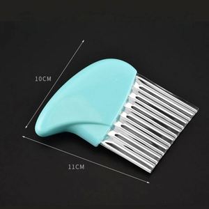 Custom Stainless Steel Wavy Potato <b>Cutter</b> <b>Multifunctional</b> French Fry and <b>Vegetable</b> Slicer Kitchen Tool for Cooking Gifts - Product Image 4