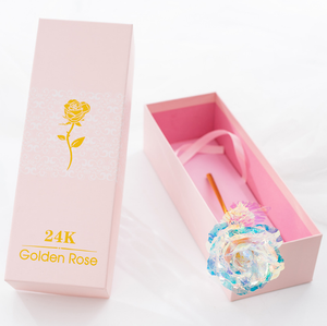 <span class=keywords><strong>ดอก</strong></span><span class=keywords><strong>กุหลาบ</strong></span>สีทอง24K พร้อมไฟ LED,ของขวัญวันวาเลนไทน์สำหรับกล่องสีชมพูของขวัญวันเกิดที่ไม่ซ้ำกัน - Product Image 4