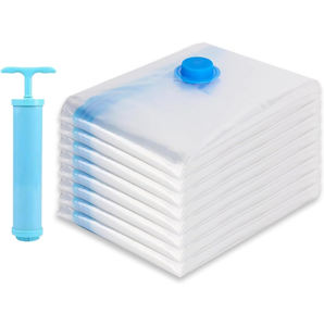 Sacs de rangement sous vide, sacs de rangement sous vide avec pompe électrique, sac sous vide pour le rangement des vêtements - Product Image 1
