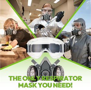 Máscara de Gas de Media Cara Económica de Silicona 6200 con Certificación CE, a Prueba de Polvo, con Diferentes Filtros y Cartuchos, Suministro Directo de Fábrica - Product Image 6