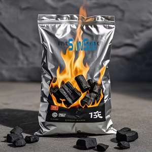<span class=keywords><strong>Prix</strong></span> bon marché personnalisé 1kg 2kg 5kg 10kg 50kg emballage de <span class=keywords><strong>charbon</strong></span> de bois pour barbecue sacs d'emballage de briquettes de <span class=keywords><strong>charbon</strong></span> de bois - Product Image 2