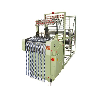 Machine à tisser élastique à grande vitesse Yitai <span class=keywords><strong>YTB</strong></span> 8/30 avec moteur de 1,5 CV, taille de corde de 30 mm, 8 têtes - Product Image 1