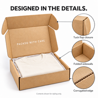Boîte d'expédition en carton ondulé personnalisée en papier kraft avec logo en feuille blanche, boîte d'expédition pour e-commerce avec impression de code QR