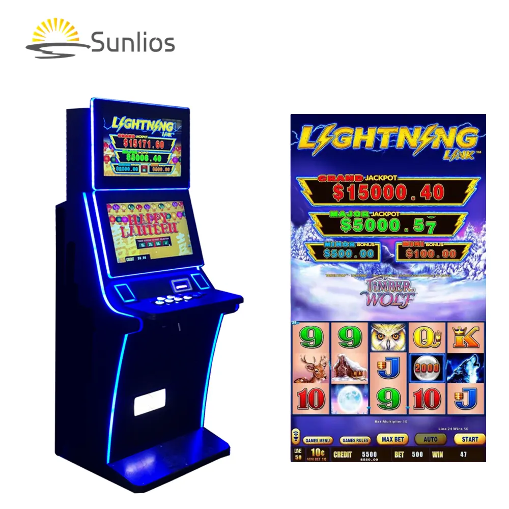 Elektrische Muntsysteem Gokken Slot Game Machine Hoge Winst Staande Arcade Machine