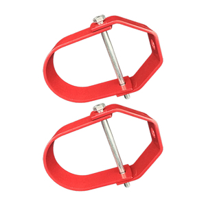 Support de tuyau en acier au <span class=keywords><strong>carbone</strong></span> à dégagement rapide, taille 1/2 "-12" pouces, installation rapide, réglable, économie de travail pour les projets de construction et le câblage - Product Image 3