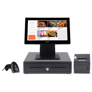 Gsan A4 Hệ điều hành <span class=keywords><strong>Android</strong></span> POS hệ thống màn hình cảm ứng kép màn hình cảm ứng tiền mặt đăng ký với ngăn kéo tiền mặt - Product Image 5