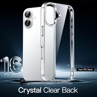Coque transparente anti-jaunissement pour IP 16E 15 Pro Max 14 Plus 13 Mini 12 11 X XS XR SE 2022 2020 accessoires de couverture de téléphone