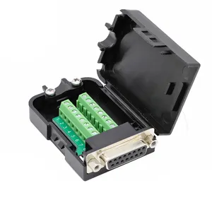 D-SUB DB15 VGA 15Pin Male Female Plug To Terminal Breakout Board Adapter Connectors