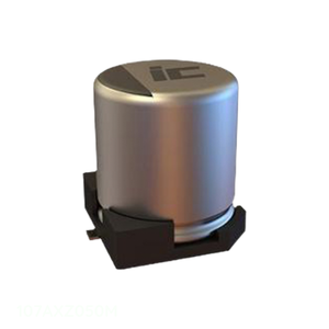 Condensateur SMD à montage en surface, canal fabricant, aluminium, 100 µF, 20 %, 50 V, 107AXZ050M - Product Image 1