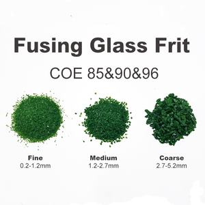 Fornitura di fabbrica vetro fuso a caldo COE90 Fine Frit-grande fusione di vetro fuso per lavori di vetro fai da te - Product Image 2