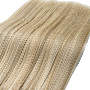 Extension per capelli invisibili in capelli umani europei vergini castani autunnali, a doppia trama, nuovo design, grezzi e senza cuciture - Product Image 4