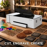 Machine de découpe laser de codes QR de bureau pour les propriétaires de petites entreprises, les commerces de détail et les boutiques de cadeaux – Fabricant en gros personnalisé