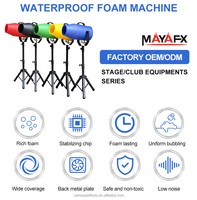 MAYAFX Canon à mousse extérieur étanche 1000W AC110V/220V avec flight case pour piscine et fêtes, 7,5 kg