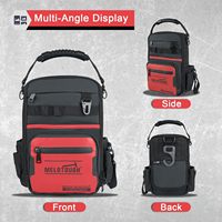 Sac à dos pour outils MELOTOUGH pour hommes, 30 poches multi-rangements, sac à outils robuste pour bricolage, OEM, bretelles double forme