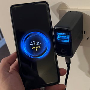 140W GaN Charger Type-C Laptop Charger 3 USB C 1 USB a <strong>Power</strong> <strong>Adapter</strong> US UK EU Plug with AI Smart Display for Phone Tablet - Product Image 6