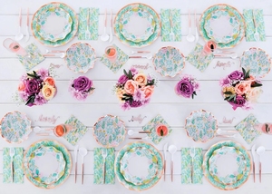 DAMAI - Vajilla de Papel para Fiestas de Té, Platos y Vasos de Papel Personalizados, Fabricante de Vajilla de Papel Personalizada para Fiestas de Té - Product Image 4