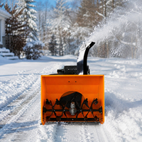 Souffleuse à neige sur chenilles télécommandée multifonction 600 mm pour le nettoyage des routes et des cours en hiver