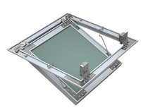 Panneau d'accès en aluminium Panneau de gypse Trappe d'inspection Installations de loisirs Plafond Porte d'accès pour cloisons sèches