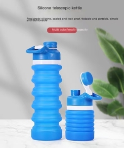 Botella de Agua de Silicona Extensible de Gran Capacidad para Deportes al Aire Libre, Recipiente para Bebidas de Plástico - Product Image 1