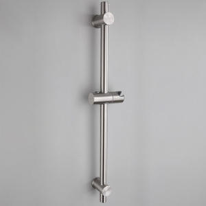 Support de <span class=keywords><strong>douche</strong></span> mural réglable en hauteur/<span class=keywords><strong>angle</strong></span>, en acier inoxydable brossé, barre de <span class=keywords><strong>douche</strong></span> coulissante - Product Image 1