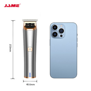 Cortadora de pelo Jame, 153x40,6x31,1mm, cuerpo de metal, hoja de acero inoxidable, 10W, recargable, para corte de pelo para hombres y mujeres - Product Image 5