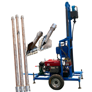 Boorinstallatie voor waterputten, aanhangwagen gemonteerd, 150m waterputboorinstallatie - Product Image 1
