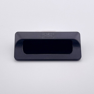 Square Plastic Recessed Handle Ap 183p For Industrial Cabinet Doors Abs Material Touch Control Ambidextrous - Product Image 2