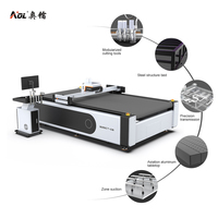 Máquina de Corte de Cartón Corrugado CNC de Alimentación Automática de 7.5kw 1625 de Fábrica China con Rueda de Corte Oscilante