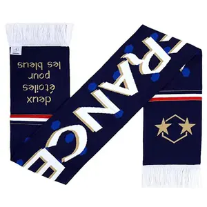 Customized Men's And Women's Football Clubs Are Popular High-quality Warm Knitted Scarves