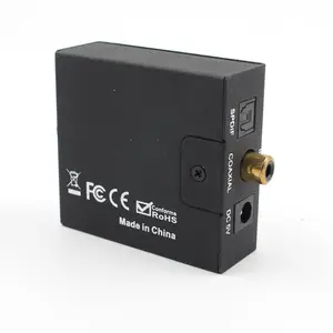 صوت ستيريو رقمي بصري SPDIF Toslink إشارة محورية إلى محول تناظري مقبس DAC 2 * RCA مكبر للصوت محول فك التشفير