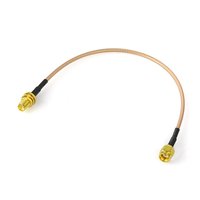 Cable de Extensión de Antena WiFi Coaxial RG316 con Conectores RP-SMA de 30 cm (12 Pulgadas) para Router WiFi, Cámara IP de Seguridad, Mini PCI Inalámbrico