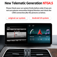 Radio con Pantalla Táctil de 10.25/12.3 Pulgadas para Mercedes Clase C W204/C204 NTG4.0/4.5 Android14 8+256GB CarPlay/Android Auto Navi 4G WiFi