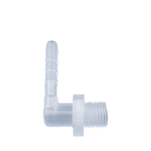 Connecteur de tuyau en plastique de type L, coudé, fileté mâle 1/2 pouce, pour tuyaux de plomberie - Product Image 1