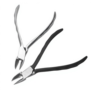 Professional Stainless Steel Nail Clipper Wide Jaw Opening Thick Nails Adult Use Flat Blade Sharp Tip Simple Style MORGANS - Product Image 5
