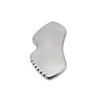 Masseur facial Gua Sha en acier inoxydable 304 avec grattoir de massage pour usage domestique - Marque AJL - Vente en gros 2026