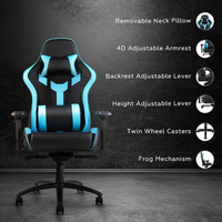 Chaise de jeu personnalisée de haute qualité accoudoir 4D chaise de jeu ergonomique chaises de jeu d'ordinateur de course