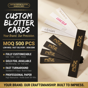 กระดาษทดสอบน้ำหอม พิมพ์โลโก้ได้ตามต้องการ แผ่นทดสอบกลิ่นน้ำหอม - Product Image 2