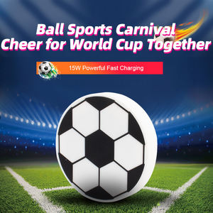 Caricabatterie Wireless Personalizzato in PVC 2024, Design Cartoon Olimpiadi Calcio, 15W, Uscita 5V/1A, Max 10W 5V/2A QC3.0 OTP OVP OEM - Product Image 5
