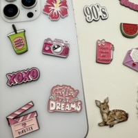 Autocollant personnalisé pour téléphone portable, emblème national, drapeau, souvenir, pendentif, badge, autocollants métalliques uniques pour téléphone