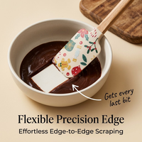 Spatule en silicone personnalisable style Noël, résistante à la chaleur, sans BPA, grande et flexible, pour glaçage de gâteaux, outil de pâtisserie