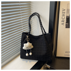 <span class=keywords><strong>Sac</strong></span> à bandoulière pour femme <span class=keywords><strong>de</strong></span> grande capacité, <span class=keywords><strong>sac</strong></span> fourre-tout décontracté pour étudiants, pour les trajets quotidiens, pour les cours - Product Image 6