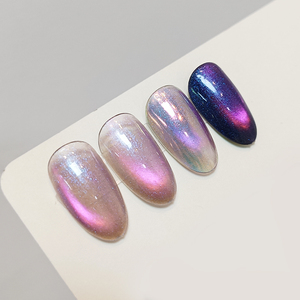 AILANUO เฮมา ฟรี ทีพีโอ ฟรี ชุดเจลทาเล็บลายตาแมว 9 มิติ เจลตาแมวกาแล็กซี่ แม่เหล็กเปลี่ยนสี ชามีเลียน สไตล์สีดำ เจลทาเล็บ - Product Image 5